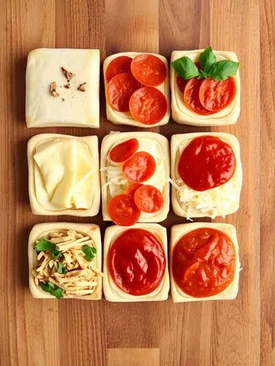 Air Fryer Pizza Roll Ups – Quick & Easy - ingredients preparation