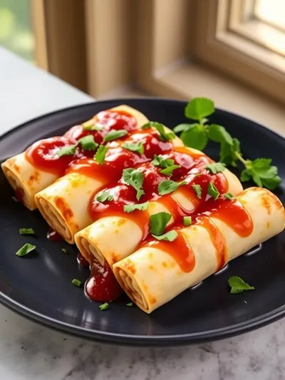Air Fryer Pizza Roll Ups – Quick & Easy - ready to serve