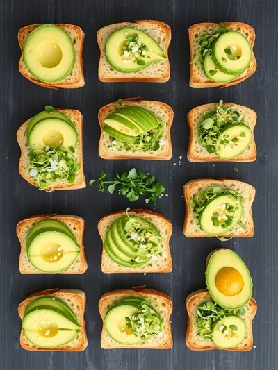 Avocado Sprouts Sandwich - ingredients preparation