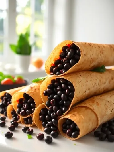 Baked Black Bean Taquitos – Easy Vegetarian Delight