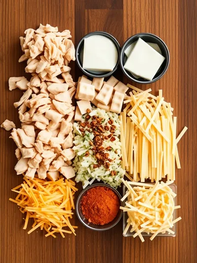 Baked Cream Cheese Chicken Taquitos – Easy Dinner - ingredients preparation