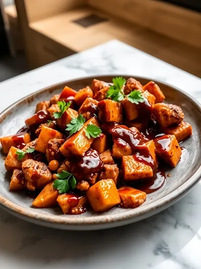 BBQ Chicken Sweet Potato Skillet – Easy One-Pan Meal - cooking process