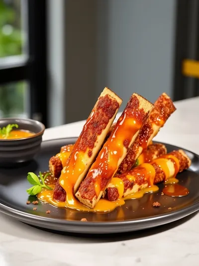 Beef and Cheese Sticks – Quick Savory Snack - cooking process