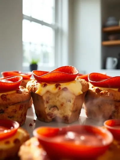 Beef Pepperoni Pizza Muffins – Easy Appetizer Snack
