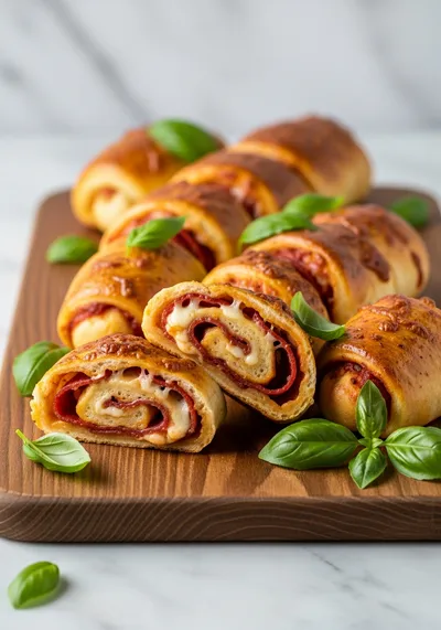 Irresistible Beef Pepperoni Pizza Roll Breadsticks
