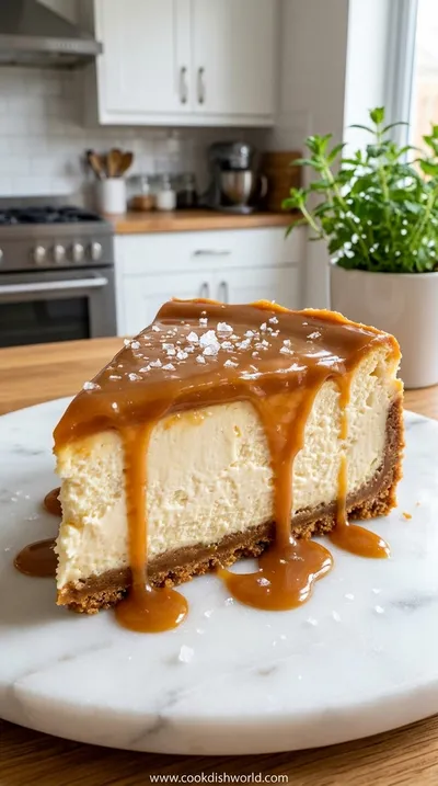 Biscoff Salted Caramel Cheesecake