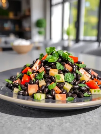 Black Bean Salad - ready to serve