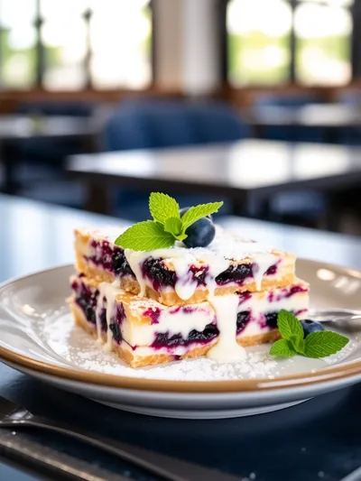 Blueberry Cream Cheese Bars – Easy Dessert Recipe - cooking process