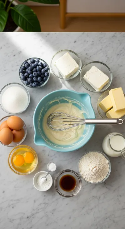 Blueberry Cream Cheese Muffins – Easy Brunch Treat - cooking process