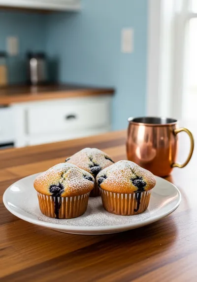 Moist and Fluffy Bakery-Style Blueberry Muffins