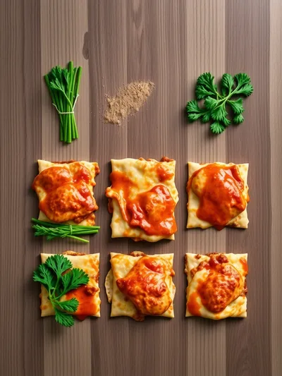 Buffalo Chicken Lasagna – Cheesy Dinner Delight - ingredients preparation