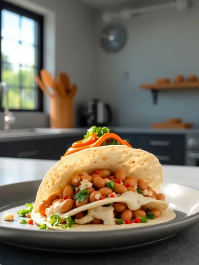 Buffalo White Bean Tacos – Spicy Vegetarian Delight