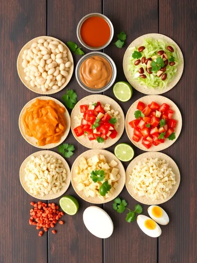 Buffalo White Bean Tacos – Spicy Vegetarian Delight - ingredients preparation