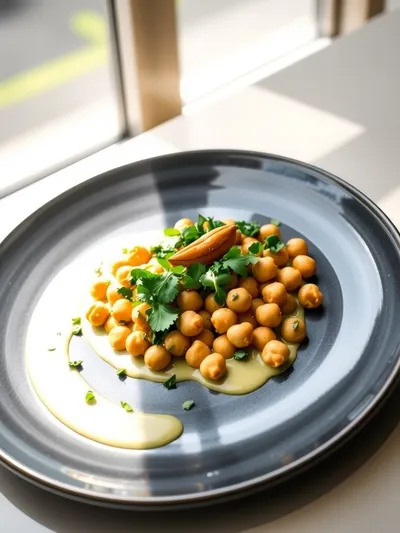 Indian Butter Chickpeas - Easy Main Dish - cooking process