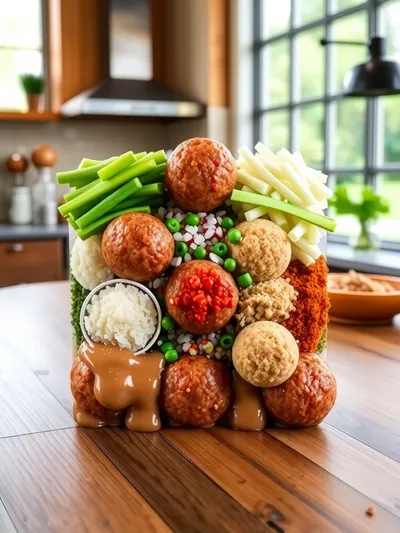 Cajun Boudin Balls Recipe - ingredients preparation