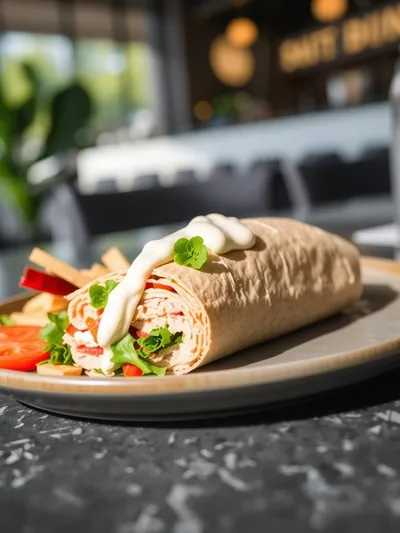 California Turkey Club Wrap - ready to serve
