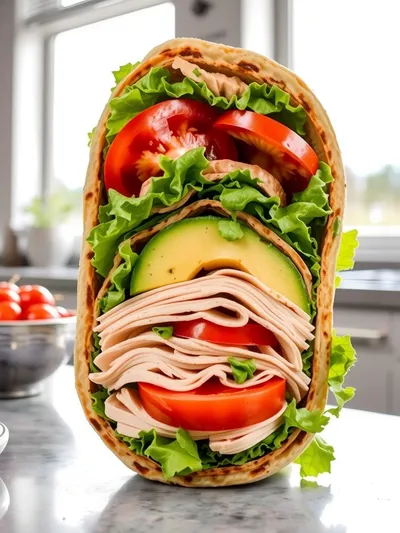 California Turkey Club Wrap