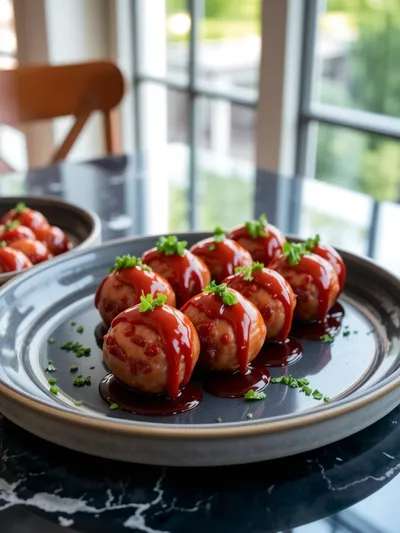Candied Beef Sausage Bites - cooking process