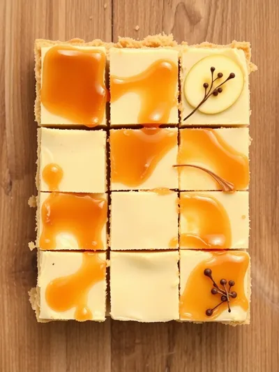 Caramel Apple Cheesecake Bars - ingredients preparation