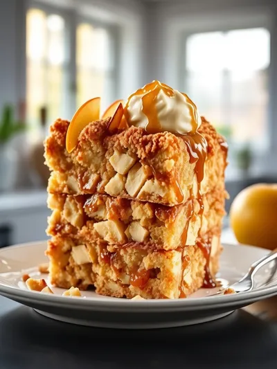 Caramel Apple Dump Cake – Easy Cozy Dessert