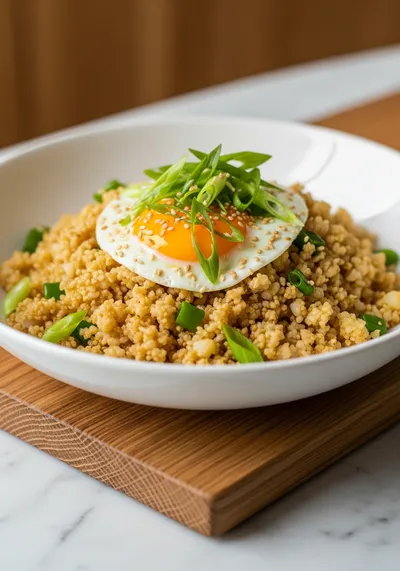 Cauliflower Egg Fried Rice – Quick Healthy Recipe