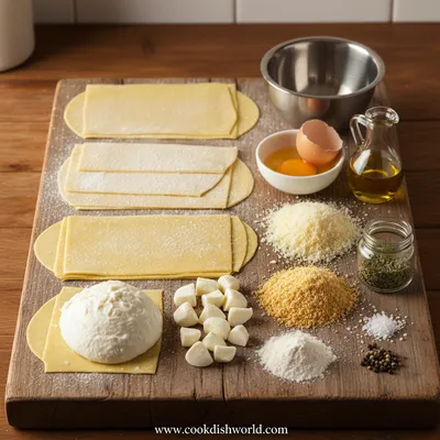 Cheesy Fried Ravioli Recipe - cooking process