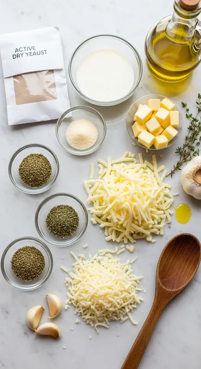 Cheesy Italian Herbs and Cheese Bread Loaf - cooking process