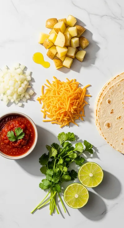 Cheesy Potato Burritos – Easy Taco Bell Copycat - cooking process