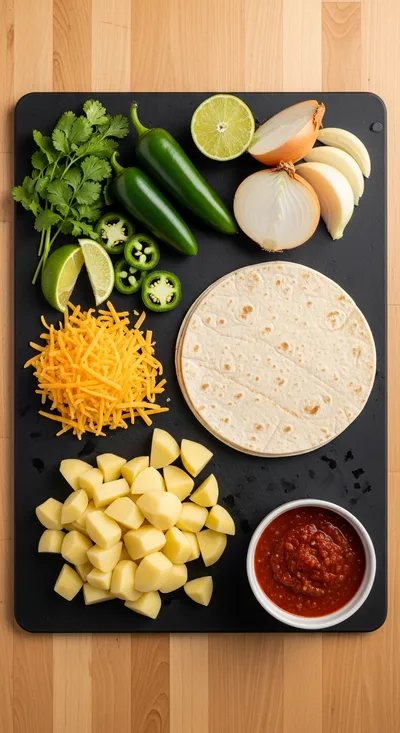 Cheesy Potato Burritos – Easy Taco Bell Copycat - cooking process