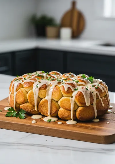 Chicken Alfredo Monkey Bread