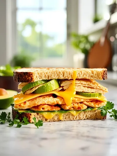 Chicken Avocado Melt Sandwich