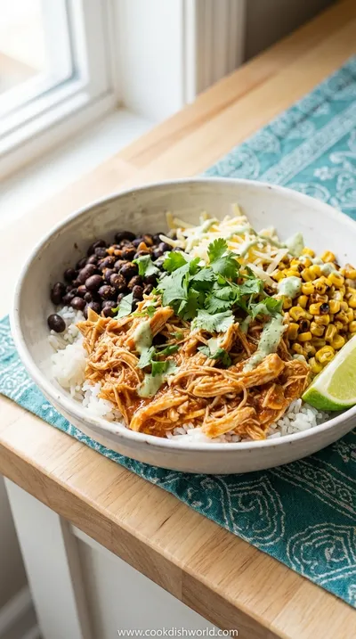 Chicken Burrito Bowl (Slow Cooker)