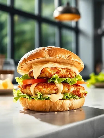 Crispy Chicken Caesar Sandwich Recipe
