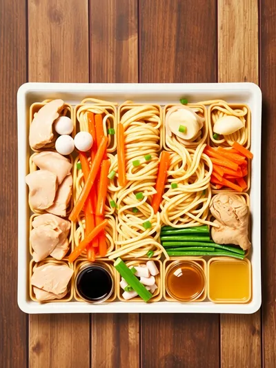 Easy Chicken Lo Mein – Quick & Tasty - ingredients preparation