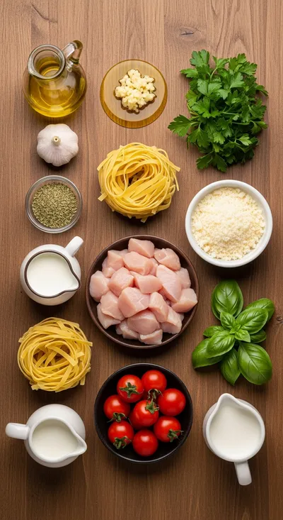 Irresistible Chicken Pasta - cooking process