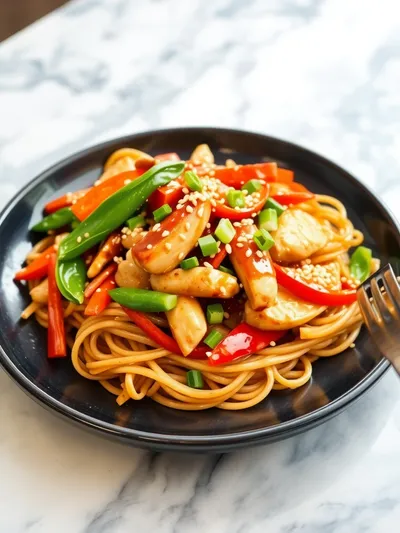 Chicken Ramen Stir Fry – Quick 30-Minute Meal - cooking process