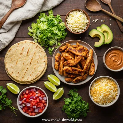 Chicken Tacos Recipe - ingredients preparation