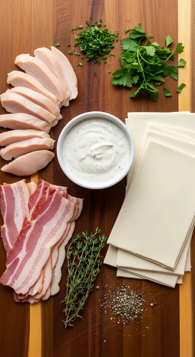 Easy Chicken Turkey Bacon Ranch Pinwheels - cooking process