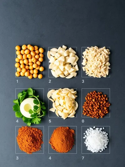 Crispy Chickpea Fritters – Easy Vegetarian Meal Prep - ingredients preparation