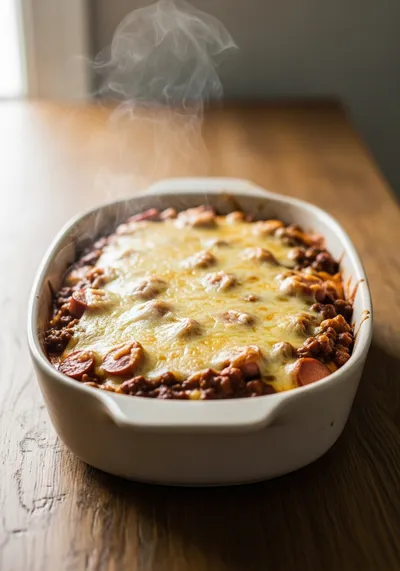 Chili Cheese Dog Casserole (4‑Ingredient)