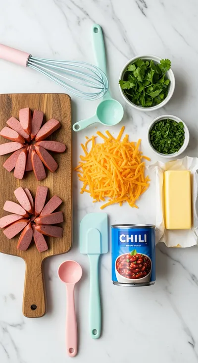 Chili Cheese Dog Casserole (4‑Ingredient) - cooking process