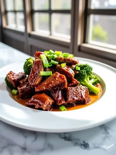 Chinese Beef and Broccoli – One Pan Take-Out - cooking process