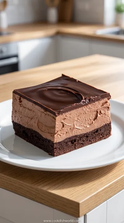 Chocolate Mousse Brownies – Creamy Decadent Dessert