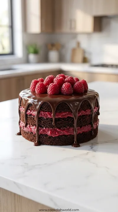 Chocolate Raspberry Cake – Decadent Dessert