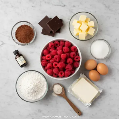 Chocolate Raspberry Cake – Decadent Dessert - cooking process