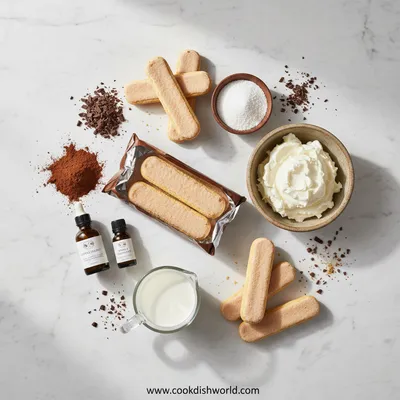 Chocolate Tiramisu - Easy 20-Minute Dessert - cooking process