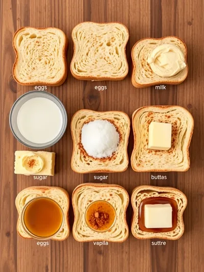 Cinnamon French Toast Roll Ups – Easy Breakfast Recipe - ingredients preparation