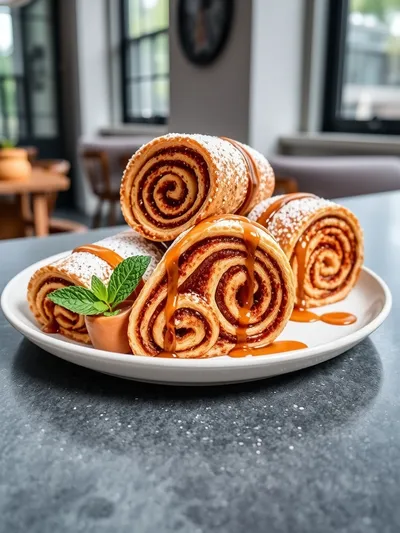 Cinnamon French Toast Roll Ups – Easy Breakfast Recipe - cooking process