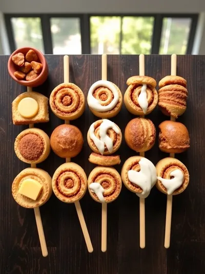 Cinnamon Roll Breakfast Skewers – Easy Family Treat - ingredients preparation
