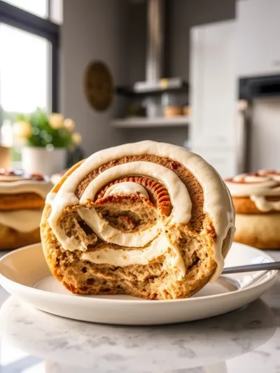 Cinnamon Roll Cheesecake Cookies